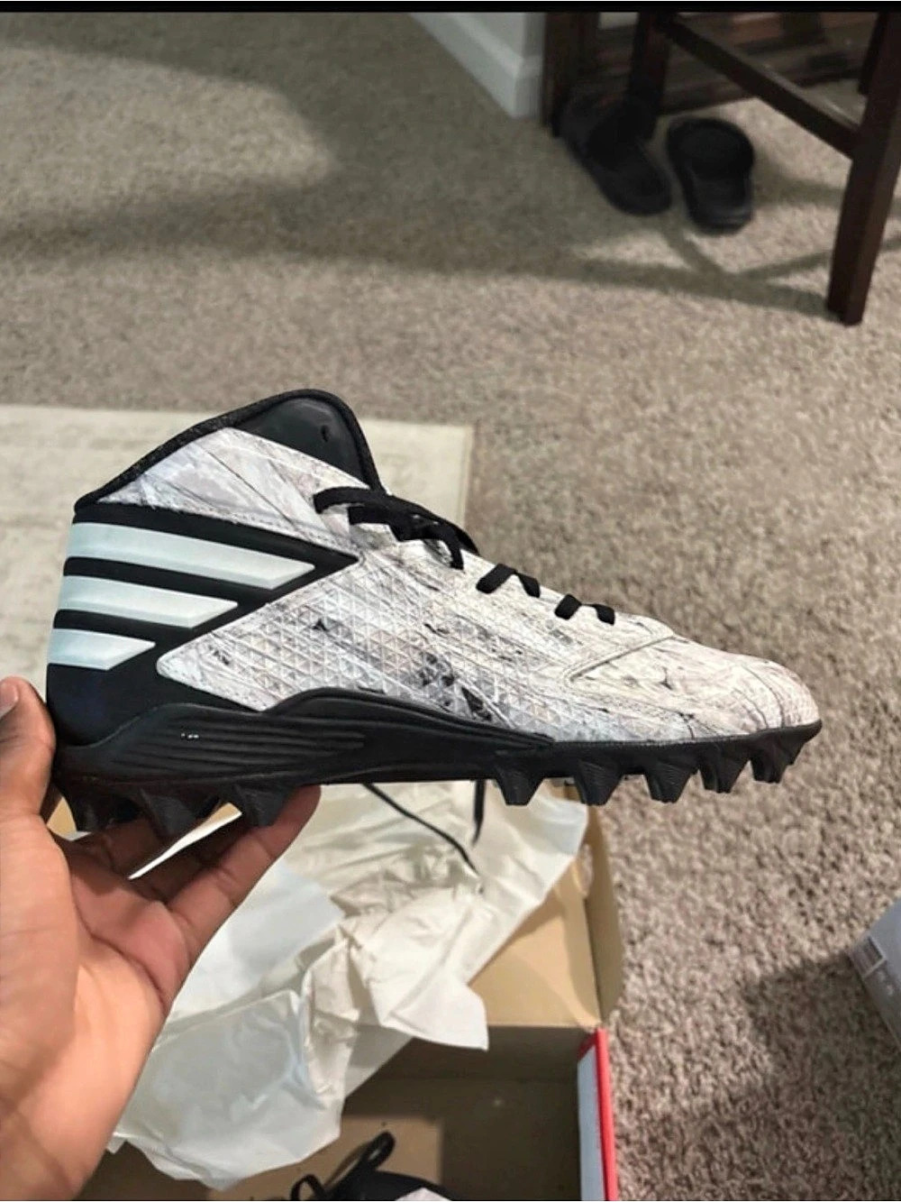 adidas Freak 23 Inline White Black Cleats